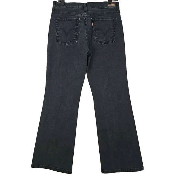 Levi's 512 ~Woman Size 14M~ Black Denim Perfectly Slimming Bootcut Jeans. - Picture 6 of 9